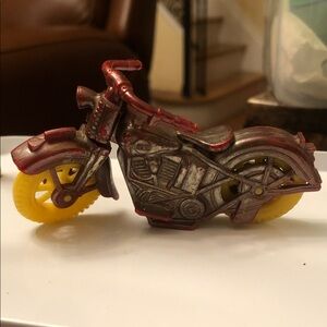 Acme Toy Motorcycle brown and yellow harley davidson